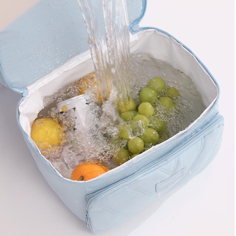 Isolierte Lunchtasche mit großer Kapazität, Mehrfachtaschen-Design, Lunchbox, Wasserdicht, Tragbare Handtasche, Picknicktasche