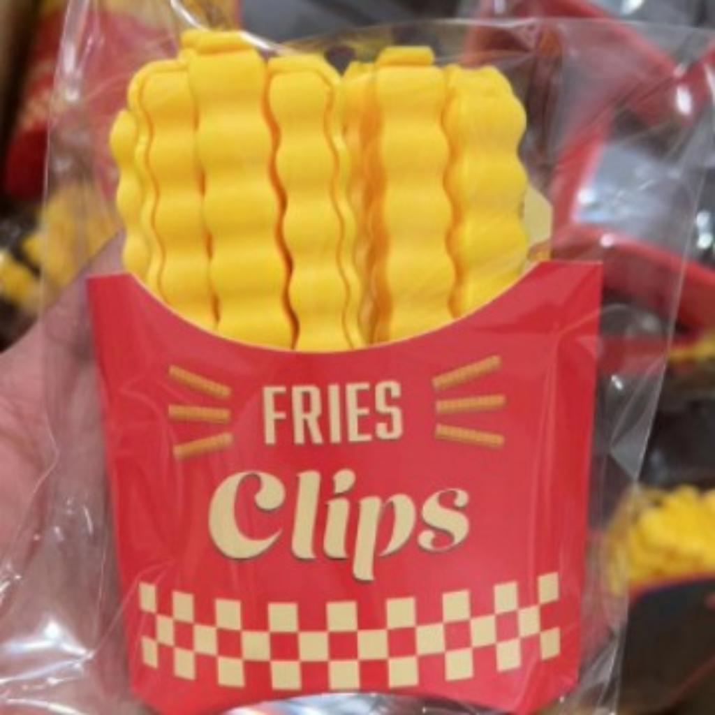 Fun French Fries Sealing Clip Creative Food Sealing Clip Food Seasoning Packaging Bag Fresh-keeping Plastic Sealing Clip