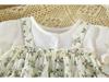 Super Cute Summer Princess Romper: Thin Style, Printed, Short Sleeve, Snap Crotch