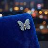 Vintage Crystal Butterfly Brooches For Women Unisex Insect Pins Casual Party Accessories New Gifts Friends