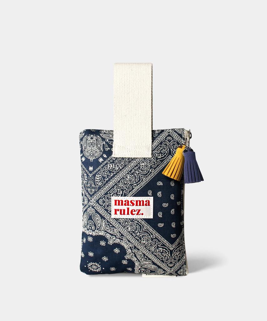 Masmarulez Strap Pouch _ Bandana Navy