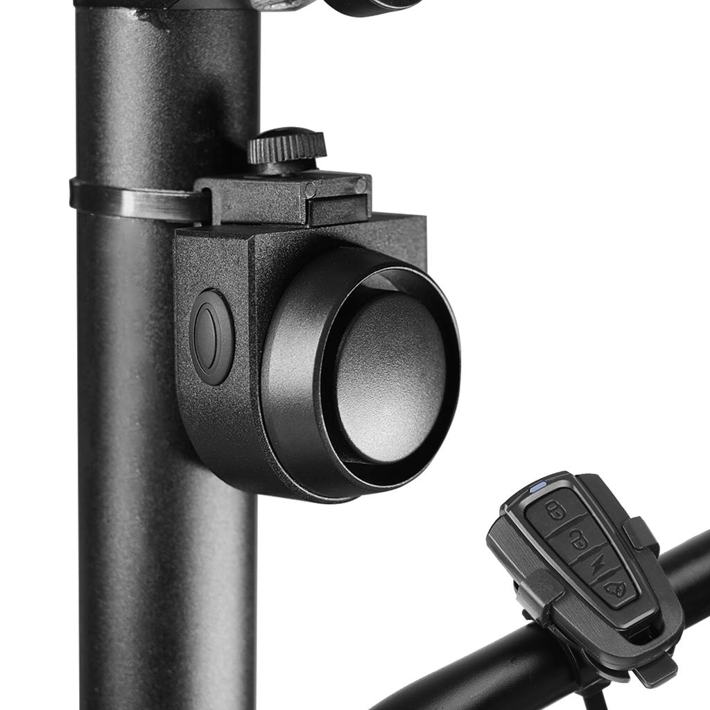 Wireless Bike Horn 115dB Loud   Anti-theft Horn IPX5   Alarm   with 5 Sound Modes 3 Vibration Sensitivity Adjustment 3 Volume Adjustmen