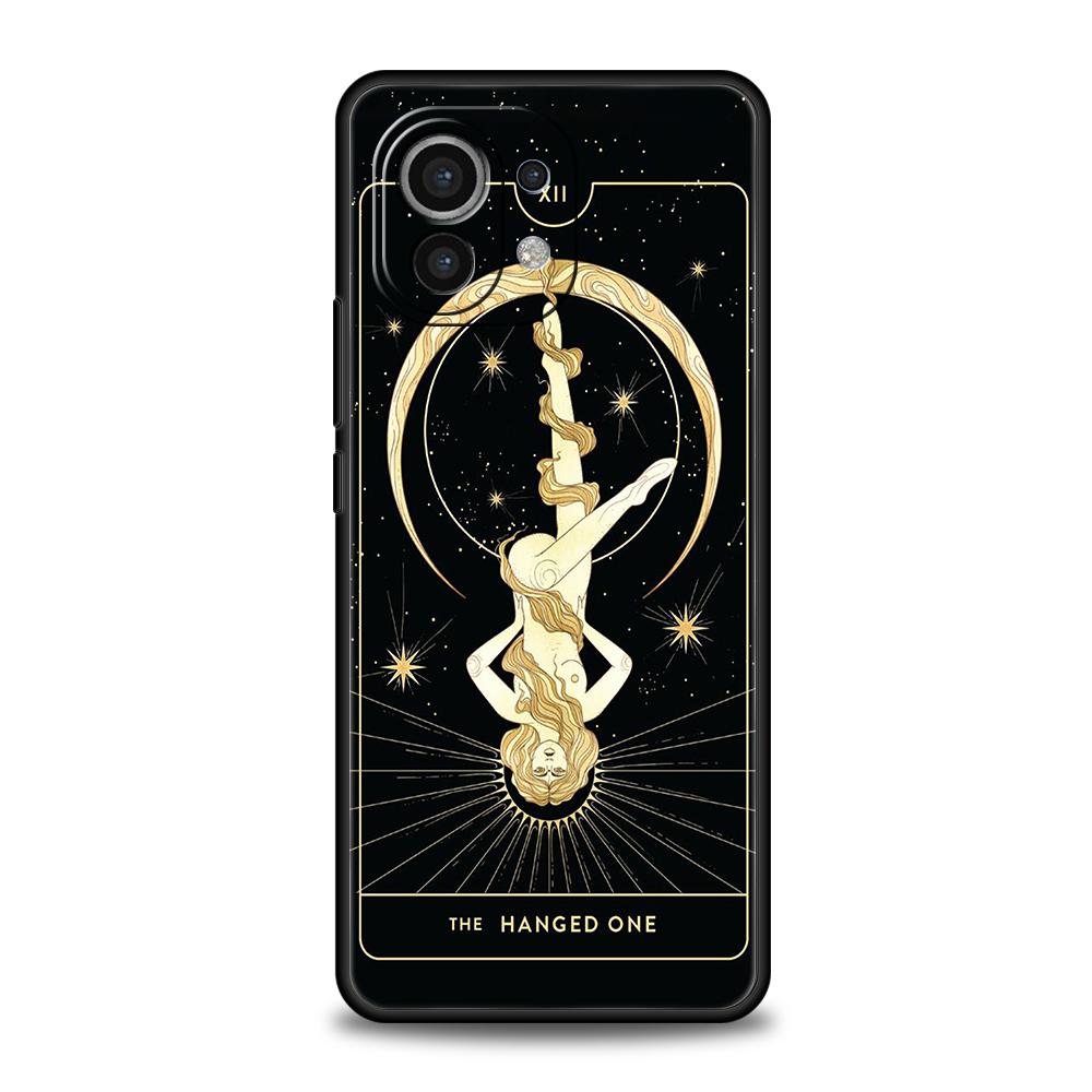 Witches Moon Tarot Mystery Totem Phone Case for Xiaomi Poco F4 F3 X3 X4 X5 GT NFC M3 M4 11 Ultra 12 13 Note 10 Pro Lite 5G Cover
