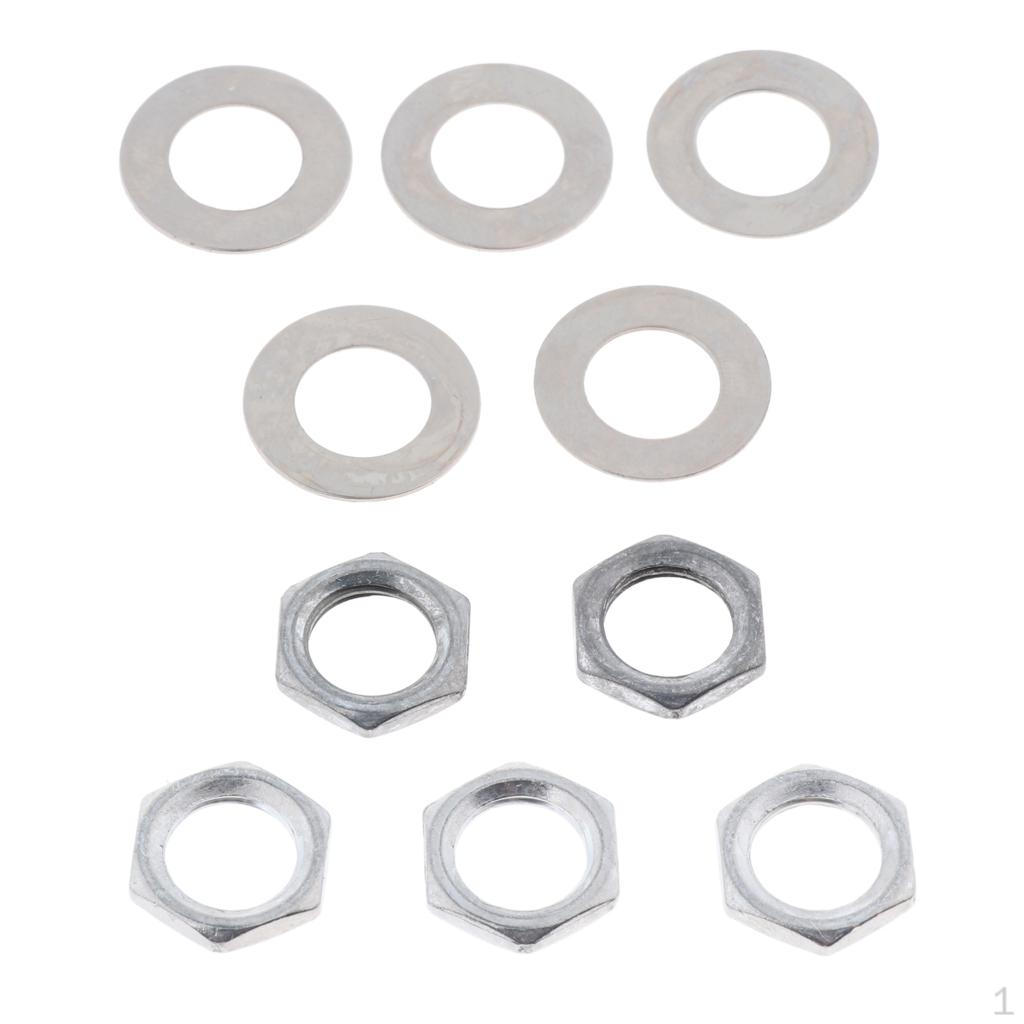 

5 Pack of Washers for Electric Guitar Socket Components 8mm