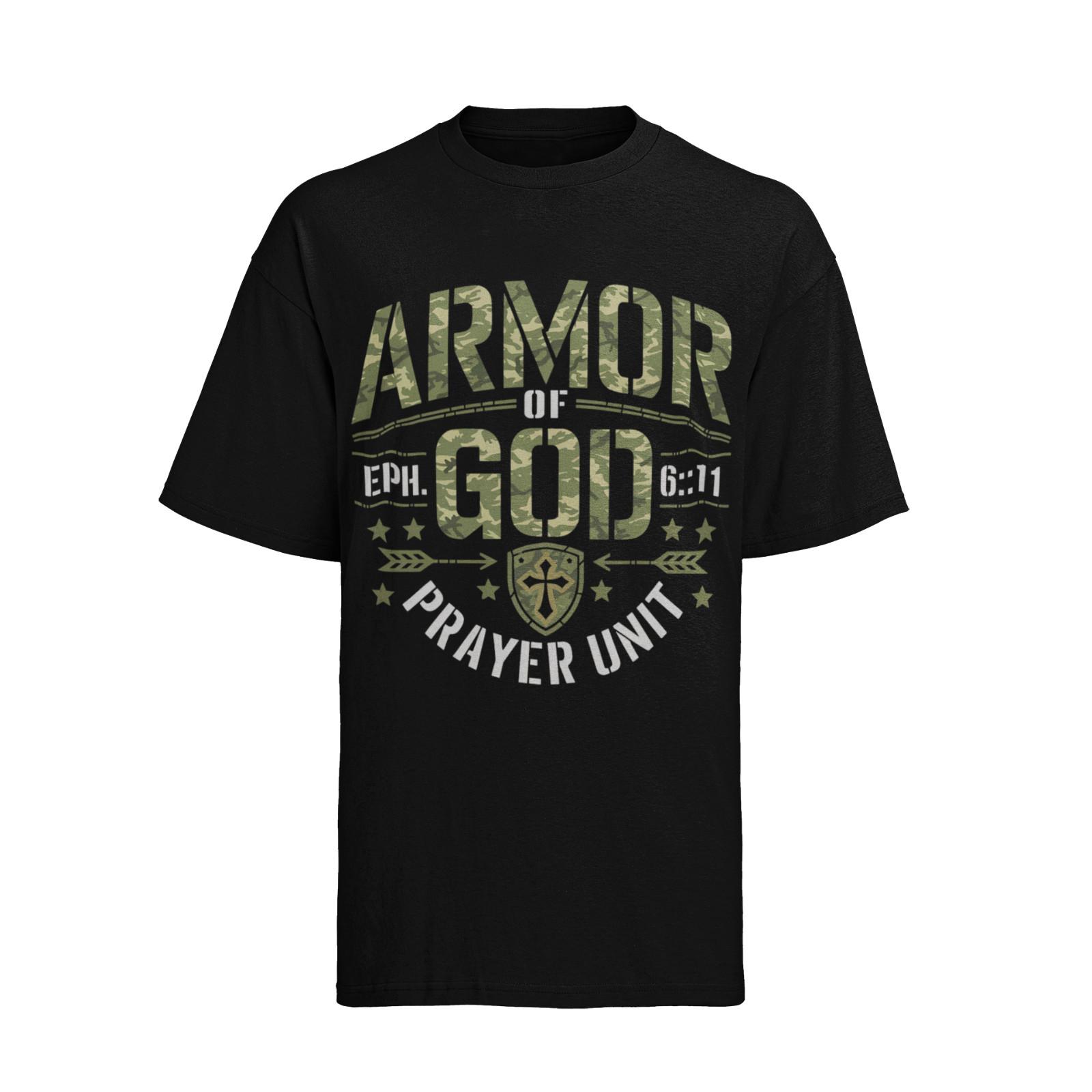 

Armor Of God Christians Religious Camouflage Herren T-Shirt Mens Womens Tees Top S