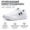 Under Armour Charged Pursuit 3 White Black Men Sneakers 3024878-102