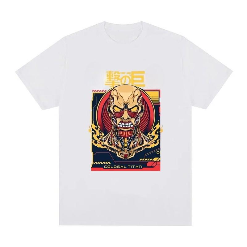 2025 New Japan Anime fashion comfortable T Shirt Men pure Cotton Unisex Tops Summer Unisex Clothes Autumn and winter innerwear