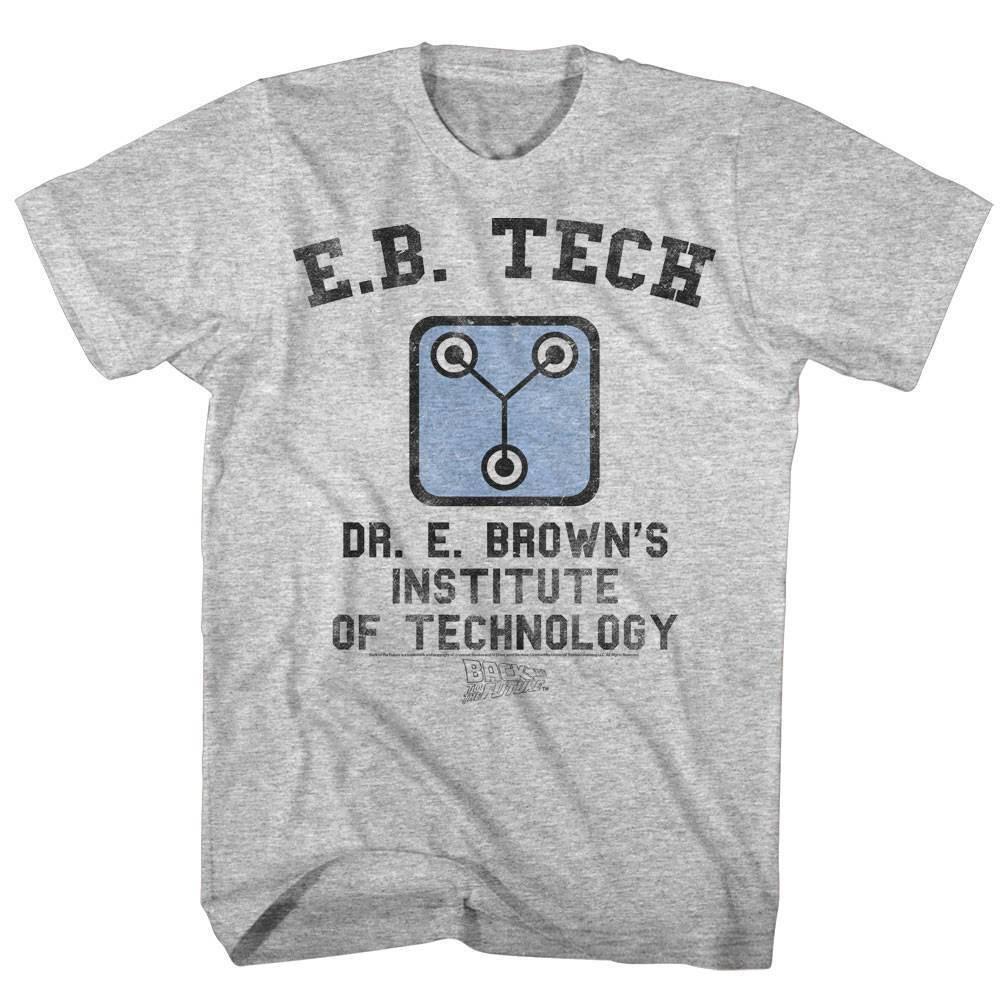 Back to The Future Dr Emmett Brown EB Tech Men T Shirt XXL