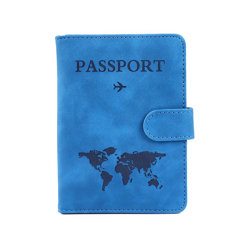 2024 Unisex PU Leather Passport Holder & ID Bag