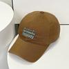 Face showing Small Hat for Women In Summer Korean Version Letter Embroidery Fashion Baseball Cap Spring and Autumn Sun Protection Baseball Cap Men