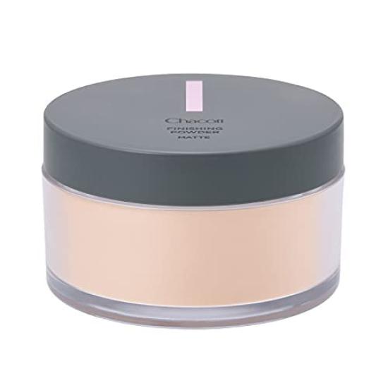 [Set of 2] Chacott Finishing Powder Face Powder - Prevents Makeup from Smudging and Shine. Functional Powder for Matte Finish. Suitable for Oily