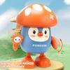 Non-Toxic Recording Tongue Talk Dance Mushroom Baby Electric Penguin With Music Llight Cartoon Doll Sound Light Children'S Education Toys