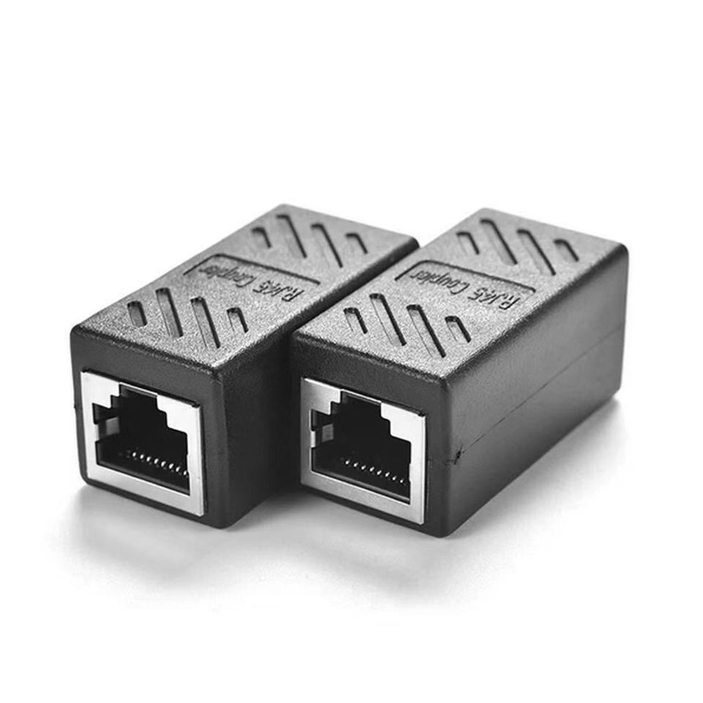 2/5/10pcs Female to Female RJ45 Connector 8 Core Jack Network Extender Adapter