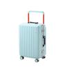 20-Inch Lightweight Aluminum Suitcase with Universal Wheels for Female Students