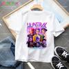 KPop Demon Hunters Zoey Printed T-shirt Kids New Cartoon Soft Cotton Baby Girls T Shirt Tops K-Pop Cotton Toddler Girl Clothes