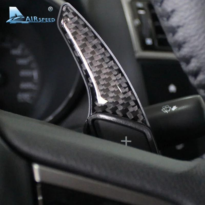 ABS Carbon Fiber Gear Shift Paddles Cover for Subaru Forester XV Impreza Outback Legacy BRZ WRX