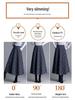 Chic High-Waisted Plaid A-Line Skirt - 2025 Autumn/Winter, Long Length, Women's Cozy Fashion
