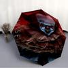 1pc Pennywise2 Umbrella, Sun Protection, And UV Shielding. It Has Eight Sturdy Ribs for Outdoor Use And Perfect Gift