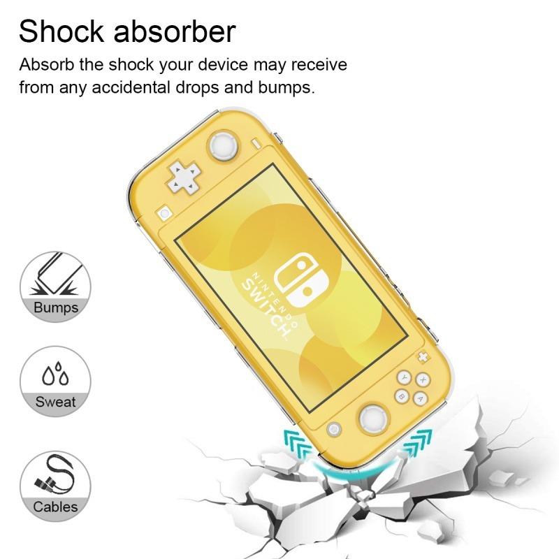 Crystal Clear Case For Nintend Switch Lite Cover Game Console Protective Ultra-Thin Transparent Switch Accessories Fundas Coque