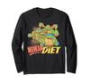 Teenage Mutant Ninja Turtles Group Ninja Diet Long Sleeve T-Shirt