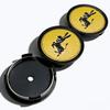 4pcs Donkey Logo Emblem Car Wheel Center Caps OD 75MM 70MM Rim Hubcaps Dust Cover Burro Badge Wheels Hub Cap Replace Accessories