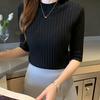 YYFS Women's Fashion Casual Solid Color Print Fall Winter Long Sleeve Half Turtleneck Sweaters