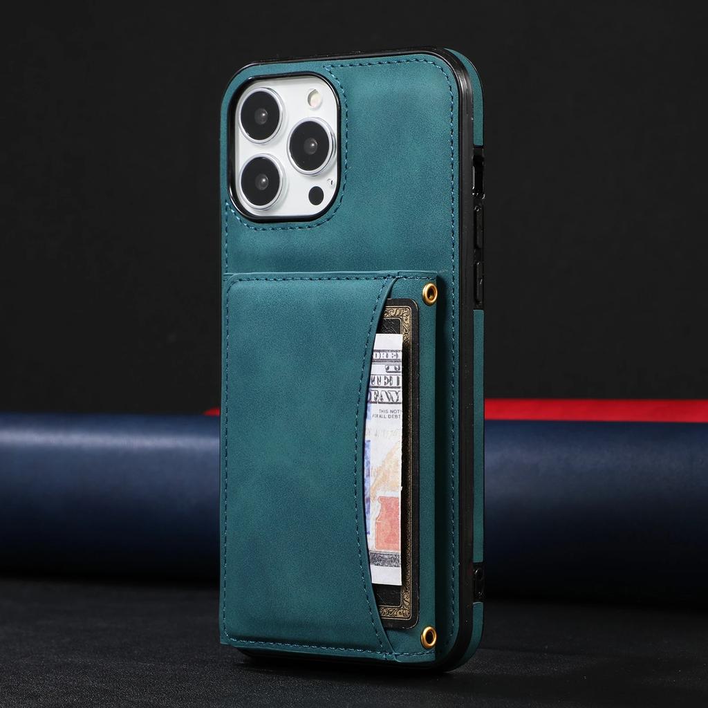 Wallet Leather Multi Cards Holder Phone Case For iPhone 16 Pro Max 15 Plus 14 13 12  Mini 11 XR X XS Se 2022 Shockproof Cover