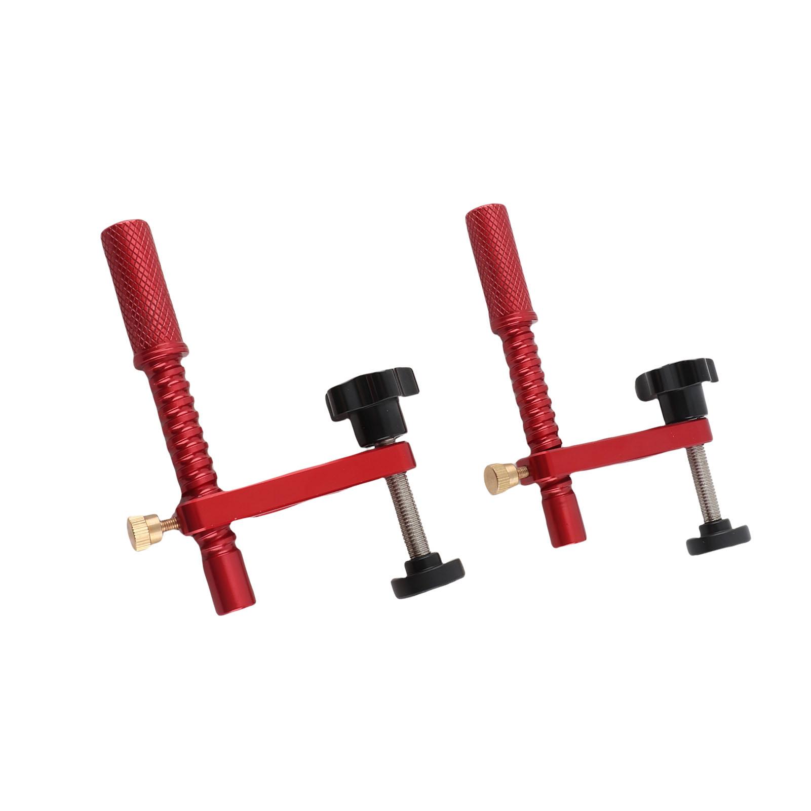 

Набор зажимов для верстака 20 мм с защитными накладками красного цвета для столярного верстака