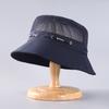 Mesh Breathable Basin Hat Men's Spring and Summer Hollow Sunshade Bucket Hat Outdoor Leisure Mountaineering Hat Manufacturer
