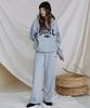 5OML Wide Logo Pants (Melan Grey)