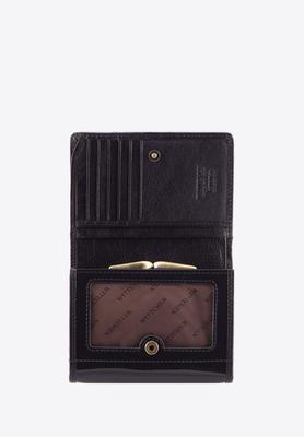 Wittchen Women's Medium Patent Leather Wallet Navy Blue Patent Leather