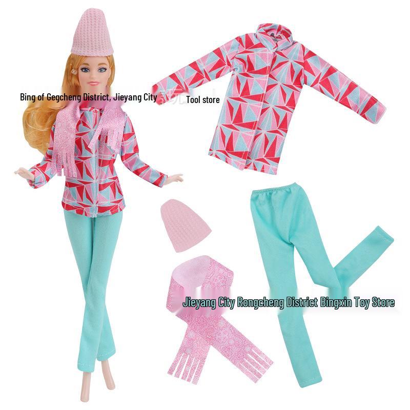 11-inch Barbie Winter Sports Ski Outfit Set - Popular Toy Clothing