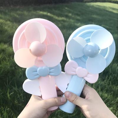 Hand Pressure Fan Children's Handheld Cartoon Push Fan