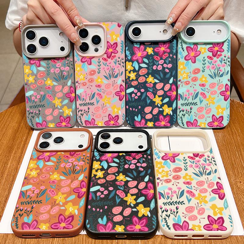 Pink Floral Pattern For iPhone 17 Pro Max Air 16 15 14 13 TPU Soft Case Cover