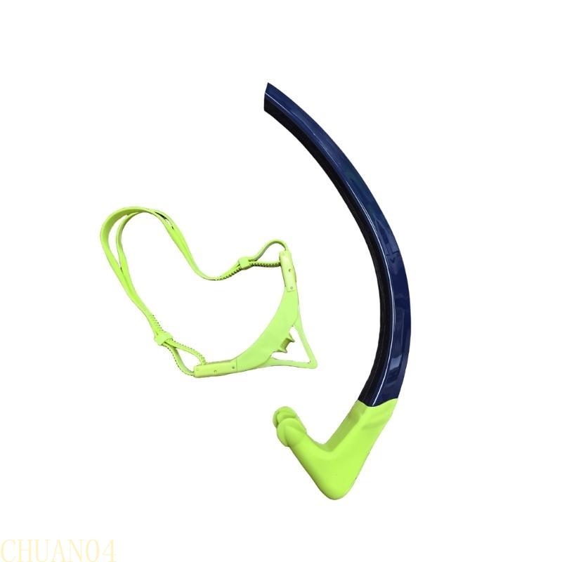A1A2 Front Diving Swimming Snorkel Swimming Training Snorkel Comfortable Swimming Underwater Air Breathing Hose Enduring