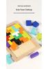 3D Tetris Blocks Puzzle for Kids, Ages 3-6 – Montessori Educational Toy for Early Learning