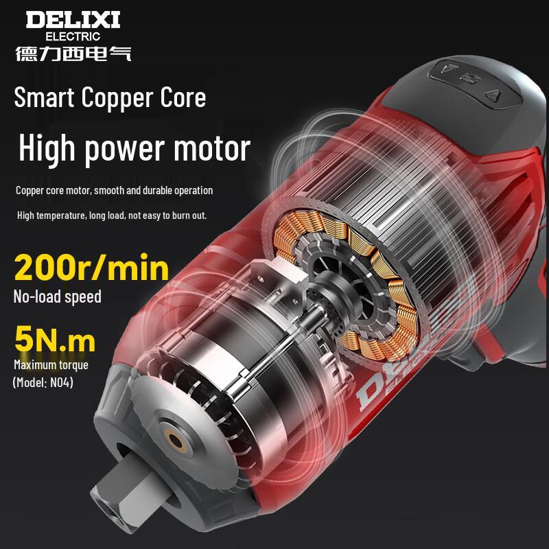DELIXI ELECTRIC Rechargeable Screwdriver CN Plug (adapter Included)