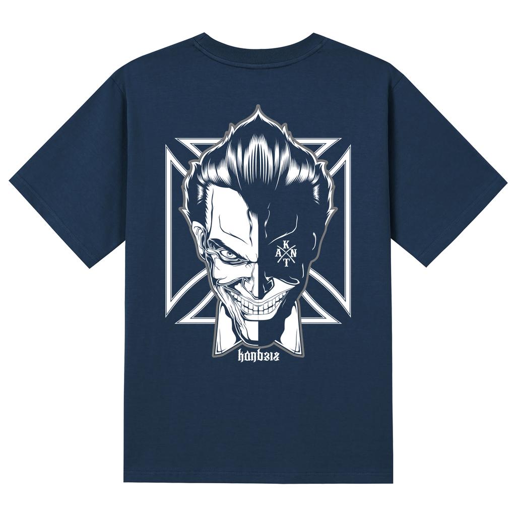 KAN6312 Ktn0113 Joker Short Sleeve T-Shirt - Navy
