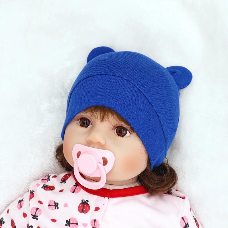 New Baby Hat For Boy Girl Fashion Ears Bonnet Cute Pography Props Hats Newborn Beanie Kids Outdoor Warm Knitted Beanie Cap