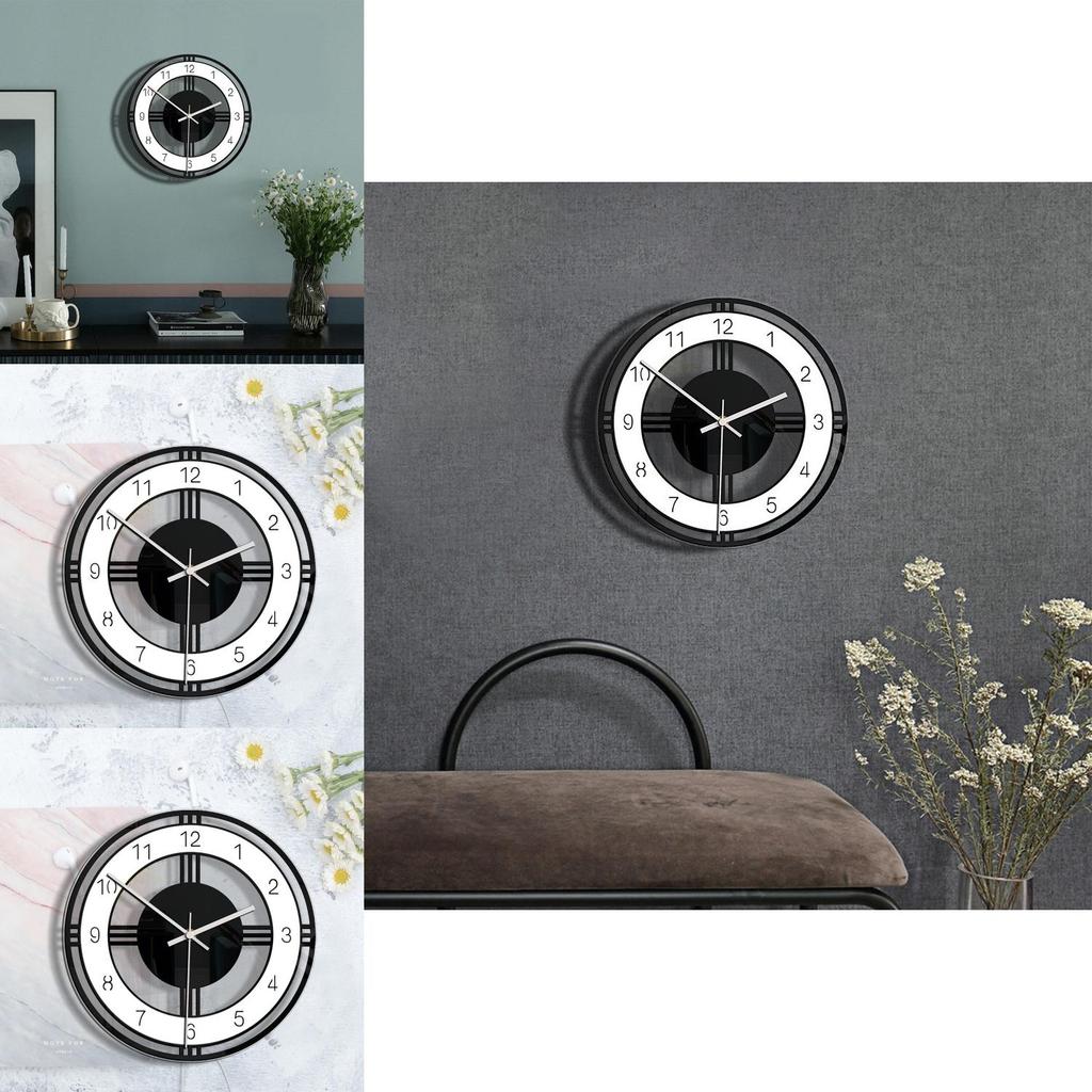 Modern Acrylic Silent Wall Clock With Quartz Movement For Home And Office Decor