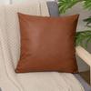 Premium Faux Distressed Leather Cushion Cover Handmade Pillow Case Sofa Bed