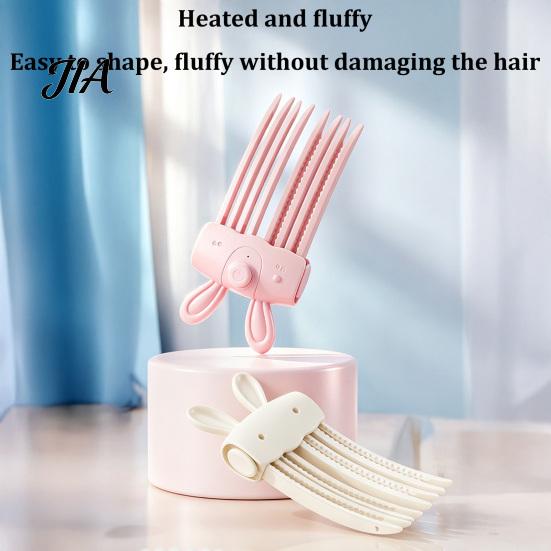 Schnell heizender Wurzel-Volumengeber 1/2 Stück, beheizte Haar-Volumenklemme, kabelloser Lifter-Kamm mit 2 Styling-Gadget-Hitzestufen, USB-wiederaufladbare Volumierklemme