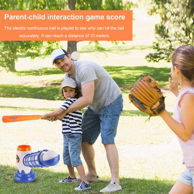 Dziecięca maszyna do rzucania baseballu Niezależny trening Prosta obsługa Automatyczne zwalnianie Trenażer baseballowy zasilany baterią Artykuły sportowe
