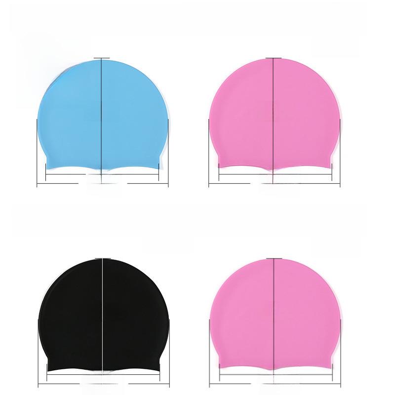 Qilang Wasserdichte Silikon-Badekappe für Erwachsene & Kinder - 50g, Langhaar-kompatibel, Kundenspezifisches Logo verfügbar