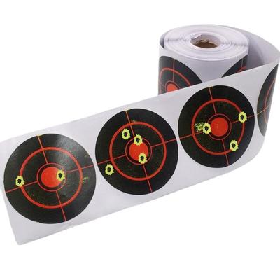 3"/7.60cm100pcs/roll Reactive Shooting Sticker Self-adhesive Splash and Target Sticker