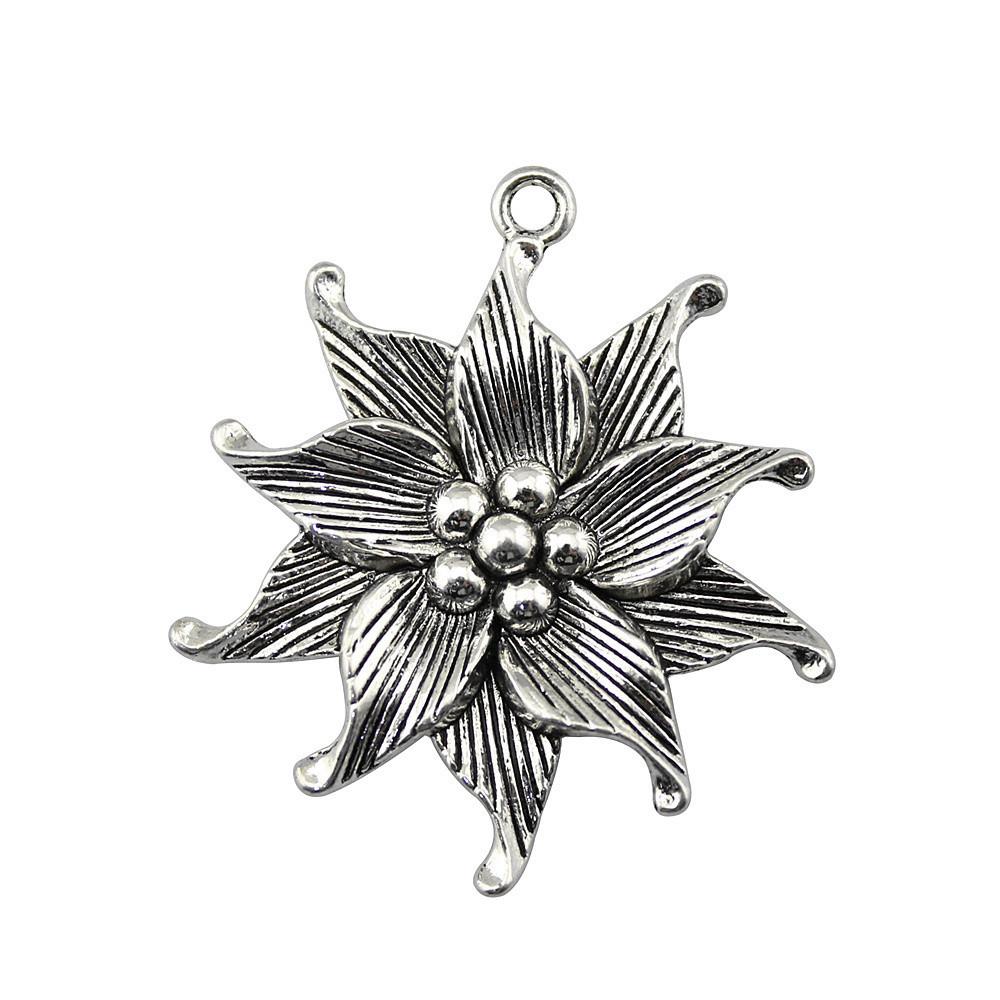 Sonnenblumen Anhänger Antike Große Blumen Anhänger Für Floralen Themen Handgemachter Schmuck