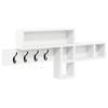 Wall Mounted Nightstand Wall Bracket White 100 X 12 X 43.5 Cm