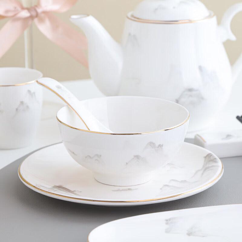 New Chinese Style Ceramic Dinnerware Set