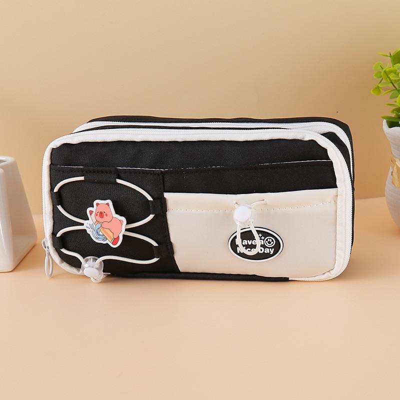 Girls Pencil Bag With Spacious Design And Polyester Construction For Elementary Students