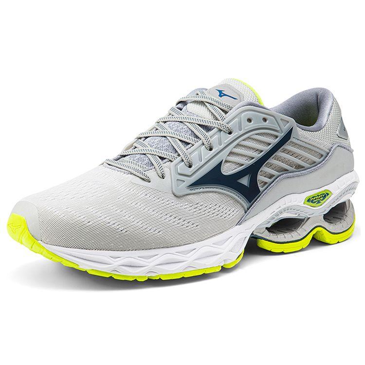 Mizuno Creation 22 Lightweight Waterproof Shock Absorbing Breathable Durable Low Top Running Shoes Men Sneakers Gray J1GC210184